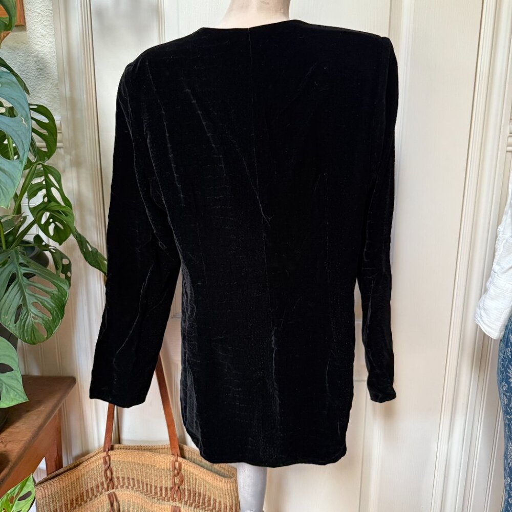 Double D Ranch Black Button Up Jacket - Picture 6 of 7